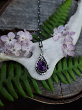 Load image into Gallery viewer, Earthdrop Pendant - Purple Amethyst
