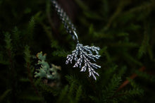 Load image into Gallery viewer, Cedar Sprig Pendant - petite
