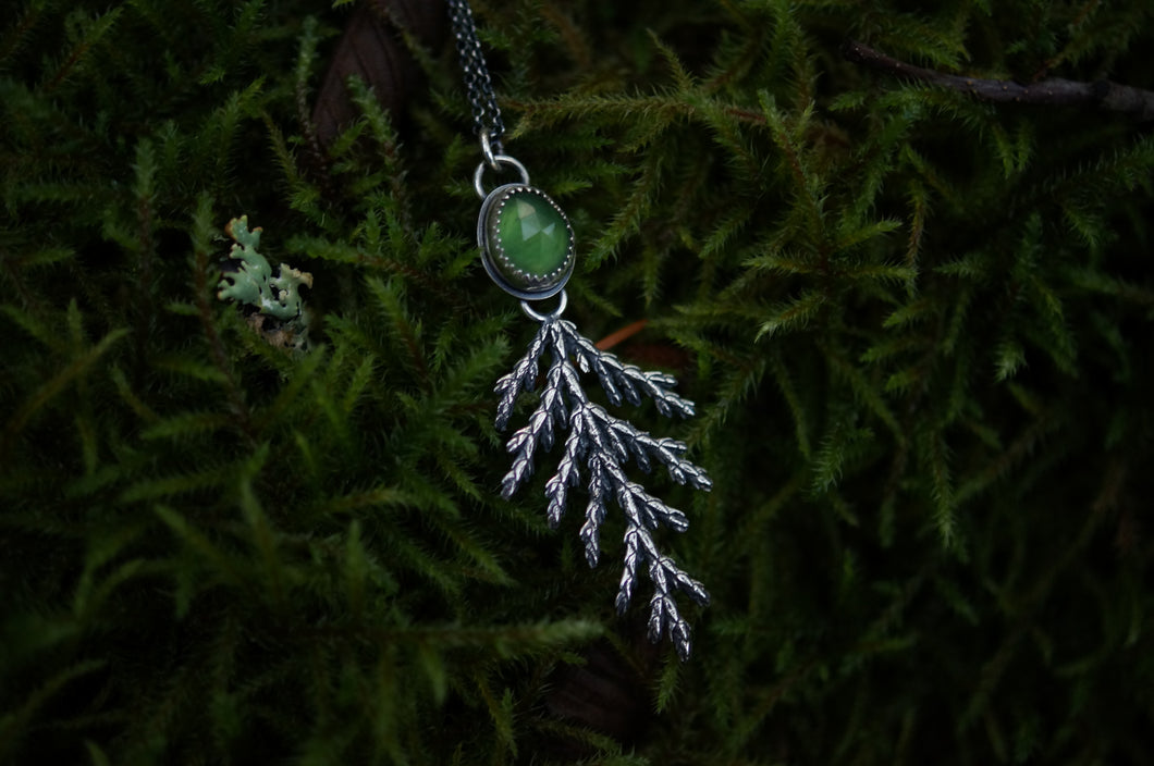 Forest Talisman - green serpentine