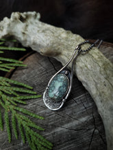 Load image into Gallery viewer, Mycelium Pendant - Starfox Variscite (oval)
