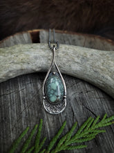 Load image into Gallery viewer, Mycelium Pendant - Starfox Variscite (oval)
