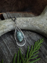 Load image into Gallery viewer, Mycelium Pendant - Starfox Variscite (oval)
