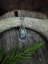 Load image into Gallery viewer, Mycelium Pendant - Starfox Variscite (oval)
